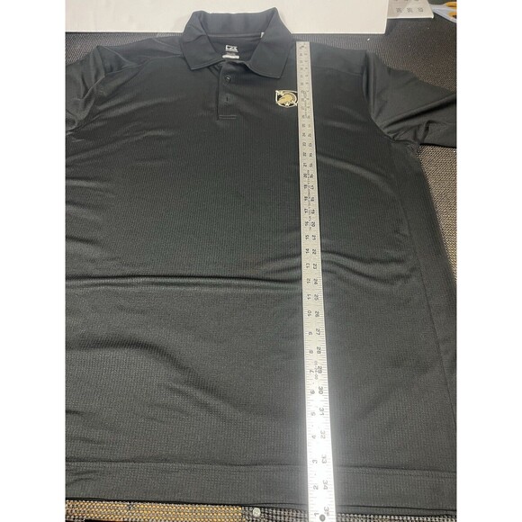 Army University Cutter And Buck Polo Shirt Mens Large Black Short Sleeve XXLT - Picture 3 of 8
